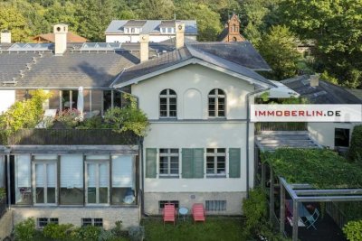 IMMOBERLIN.DE - Toplage Wannsee/Potsdam! Wunderschöne Altbauwohnung mit traumhafter Terrasse