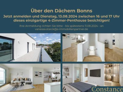 CONSTANCE: Lichtdurchflutetes Penthouse mit Blick auf die Bonner Südstadt.