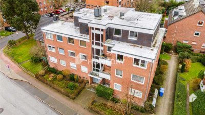 Penthouse mit großzügiger Dachterrasse und viel Privatsphäre | Elbe in Sichtweite