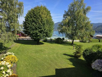 Erste Reihe am Tegernsee: sonnig und ruhig, mit Garten direkt am See