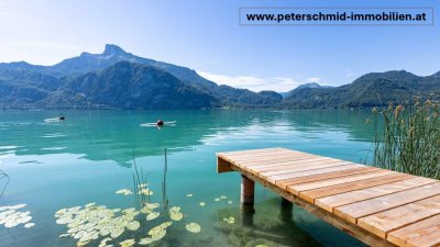 Erstbezugstraum mit Garten am Mondsee - Traumhafter Seeblick und eigener Badeplatz - perfekt für Naturliebhaber! PROVISIONSFREI