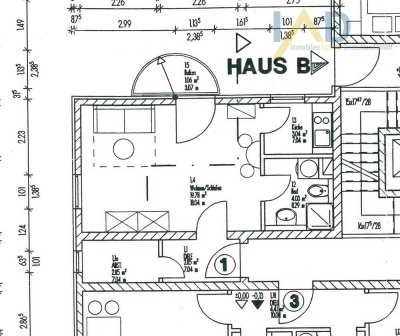 Charmante 1-Zimmer-Wohnung mit Terrasse  Ideal für Singles oder Kapitalanleger