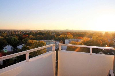 1433 - Penthaus Wohnung in Bischofsheim mit fantastischem Panorama Blick