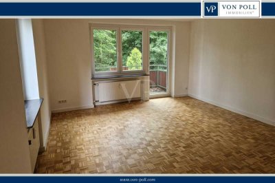 Geräumige Wohnung mit schönem Ausblick.