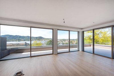 Wunderschöne Wohnung mit Stadt- und Schloss Orth Blick- "Sunset²" Top A8