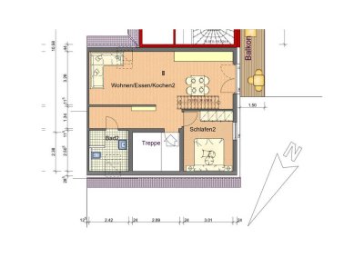 Erstbezug 2,5-Zimmer Wohnung OS-Hellern in ruhiger Lage