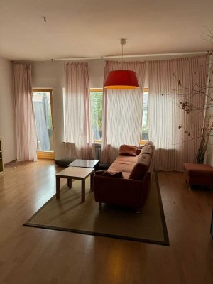 Zentrale Wohnung in Partenkirchen (Garmisch) mit Blick auf die Zugspitze