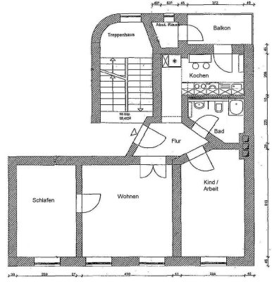 Wohnung in Halle