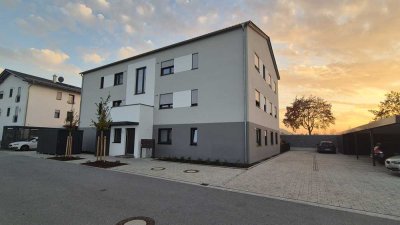 Niederaichbach: Homeoffice-Wohnung mit 4-Zimmer und Balkon