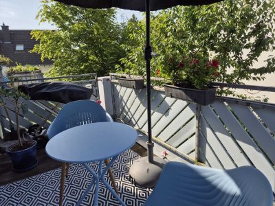 Maisonette Wohnung mit großem Balkon in Innenstadtnähe