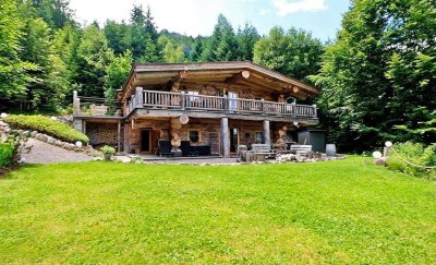 Holz-Blockhaus "Hohe Salve" - Ein exklusiver Rückzugsort am Berg in den Kitzbüheler Alpen als Ferienimmobilie