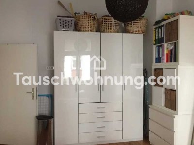 Tauschwohnung: 2-Zimmer-Altbau mit Balkon gegen 3-4 Zimmer m. Balkon/Garten