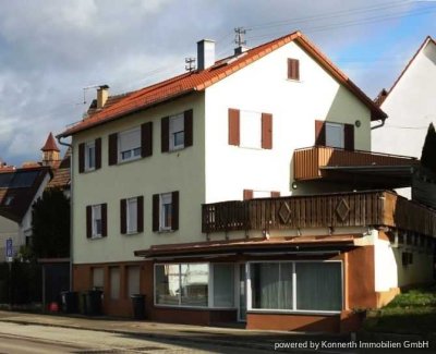 Wohn- und Geschäftshaus, 7,5% Rendite, mit Laden im Erdgeschoss u. große Dachterrasse