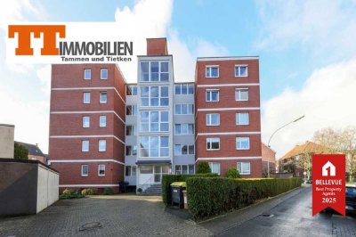 TT bietet an: 3-Zimmer-Eigentumswohnung mit Balkon und Garage in Heppens!