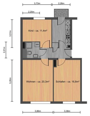 Zentrumsnah und ideal gelegen, umfassend modernisiert und saniert