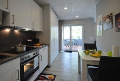 ab 01.10. freies Single-Apartment mit Balkon, voll ausgestattet zum Pauschalpreis, Marktheidenfeld