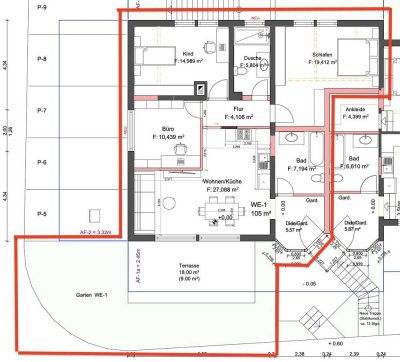 4-Zi-Wohnung - ERSTBEZUG nach Umbau! - mit Gartenanteil