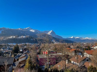 Exklusive möblierte Wohnung mit Panoramablick in Garmisch-Partenkirchen