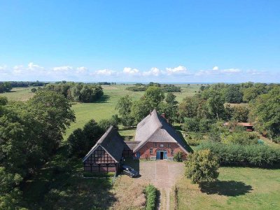 Besonderer Landsitz am Jadebusen...  Ideal für Pferde- und Tierhaltung