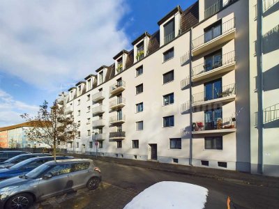 3 Zim.-EG -Whg. mit Terrasse in stadtnaher Lage von Petershausen nur 100 Meter vom Rhein entfernt