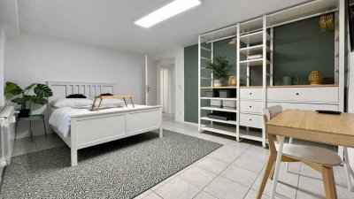 53m² Hobbyraum, 2 Zimmer, Küche, Bad voll Möbliert