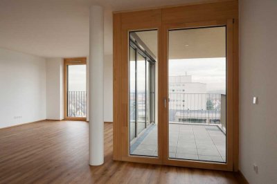 2,5 Zimmer-Neubauwohnung mit gehobener Ausstattung, Balkon, Seenähe-Zentrumsnah, EBK ab sofort