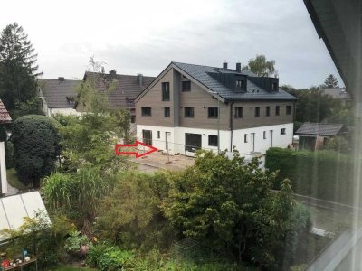 Neubau 2,5-Raum-Wohnung in Massivholzbauweise mit Terrasse in München Trudering