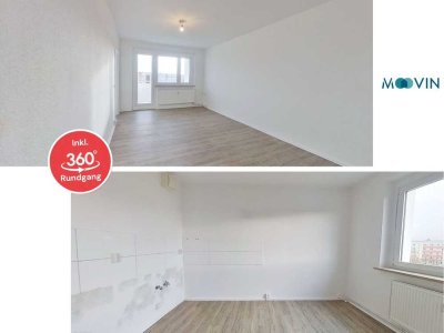 Eine Nettokaltmiete geschenkt+++Moderne 3-Zimmer-Wohnung mit Balkon über den Dächern  von Rostock+++