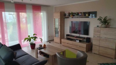 3 Zimmer Erdgeschosswohnung mit herrlichem Fernblick, mit Balkon und Terrasse in Johannesberg