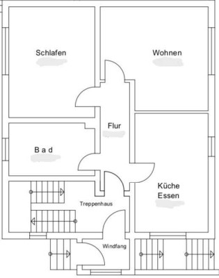 Freundliche und modernisierte 2-Raum-EG-Wohnung mit gehobener Innenausstattung in Langenfeld