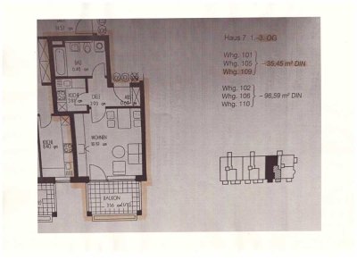 Gepflegte 1 ZKB Wohnung in Augsburg-Göggingen