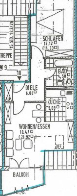 Ansprechende 2-Zimmer-DG mit Balkon in Lindenthal