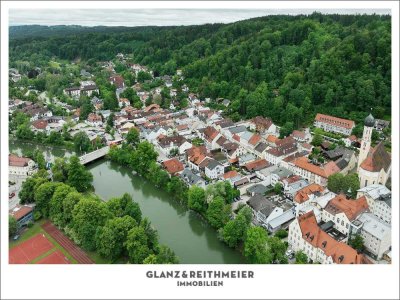 Alpenblick auf zwei Etagen - Gartenwohnung in der Altstadt