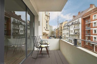 Modernes Wohnen in den Wallhöfen: Großzügige 2-Zimmer Wohnung mit Balkon