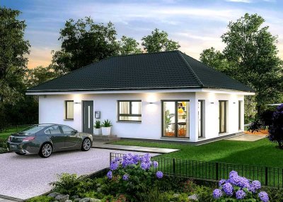 Der elegante Bungalow mit modernem Walmdach