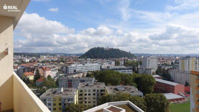 Graz-Lend/Gepflegte 2-Zimmerwohnung mit Schloßbergblick