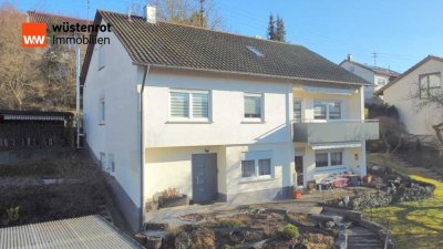 Vielseitiges Zweifamilienhaus mit Ausbaupotenzial in ruhiger Lage von Abtsgmünd-Untergröningen