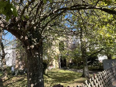 Vierfamilienhaus mit altem Obstbaumbestand