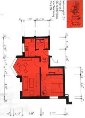 Freundliche 2-Zimmer-Wohnung in Peine