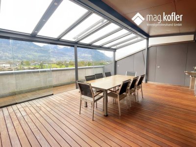 Satteins: Moderne 3-Zimmer-Wohnung mit großer, überdachter Terrasse und 3 Tiefgaragenplätzen – Raum und Qualität zum Wohlfühlen!