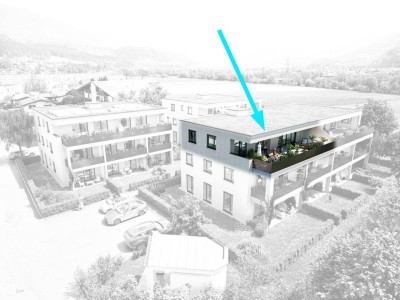 Außergewöhnlich schöne Dachterrassenwohnung mit unverbaubarer Südwest Terrasse Top C09