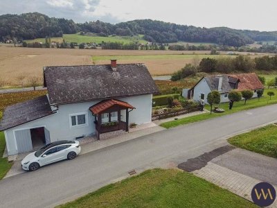 Einfamilienhaus mit Nebengebäude in sonniger Lage in Kirchbach ...!