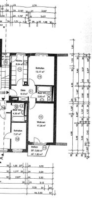 Gemütliche 2-Zimmer-Wohnung zwei Balkone und Garage (WG möglich)