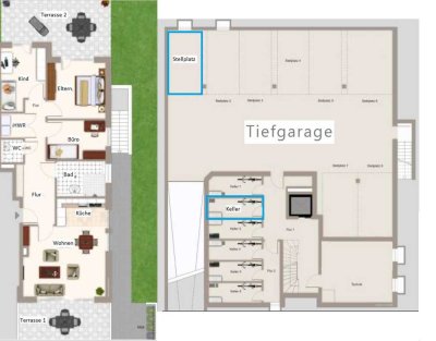 EG Wohnung mit eigenem Garten