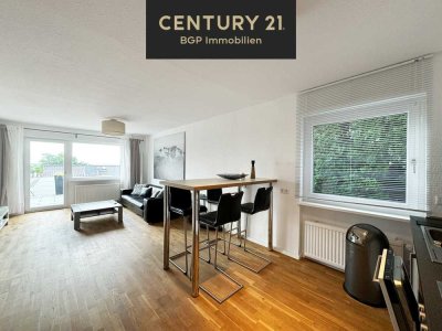 Möbliertes Zwei-Zimmer-Apartment mit Terrasse