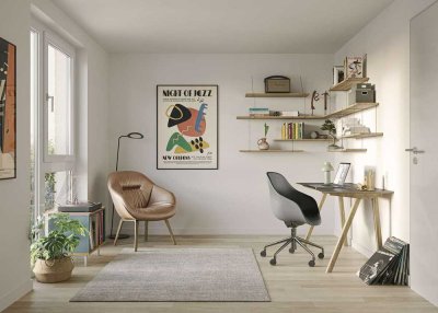 AB 05 - Homeoffice gewünscht? Schöne 3 Zimmer Wohnung mit Balkon