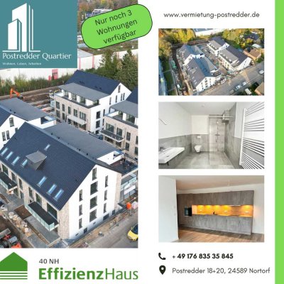 Modernes Penthouse-Wohnen im Postredder Quartier: Energieeffiziente KfW-40-NH-Wohnungen in Nortorf