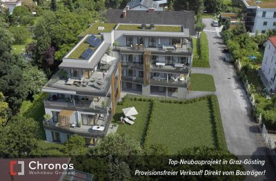 VERKAUFSSTART! Neubau-3-Zimmerwohnung mit West-Balkon in Ruhelage in Gösting!