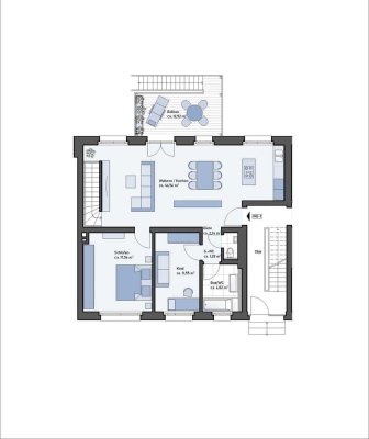 Aachen-Hörn: Exklusive ETW - Erstbezug - ca. 132 m² mit Garten in kernsaniertem 6- Familienhaus