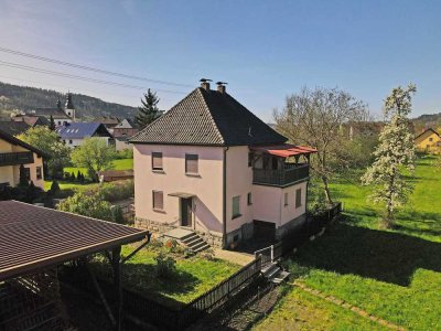 "Kaffeemühle" mit Balkon & Garten in naturnaher Lage